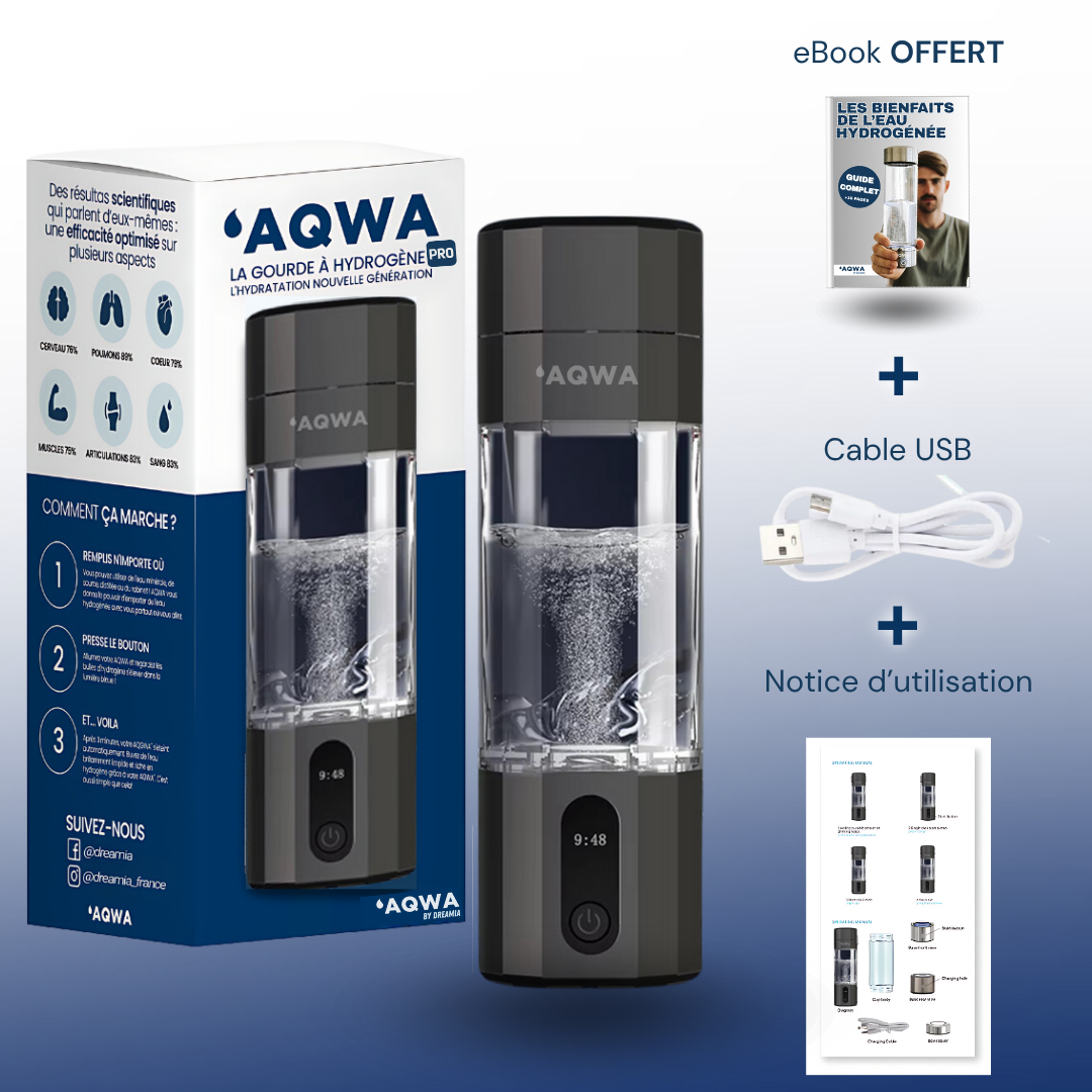Gourde à hydrogène Pro | AQWA™