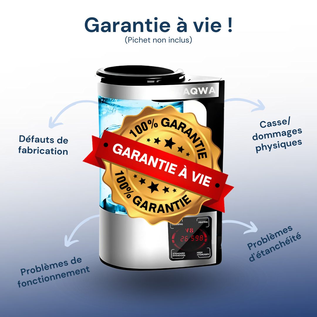 Garantie à vie - AQWA Pichet