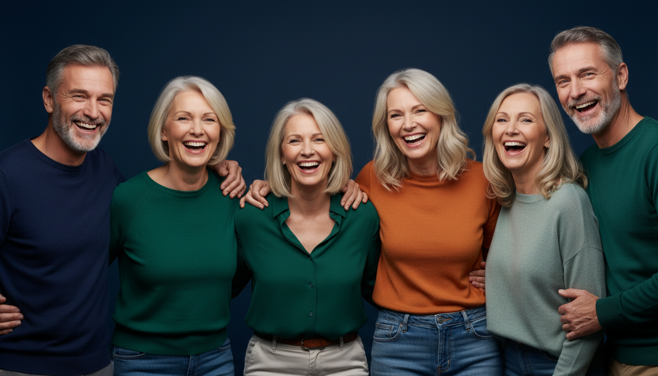 groupe personnes 55 ans santé microbiome intestinal eau hydrogénée
