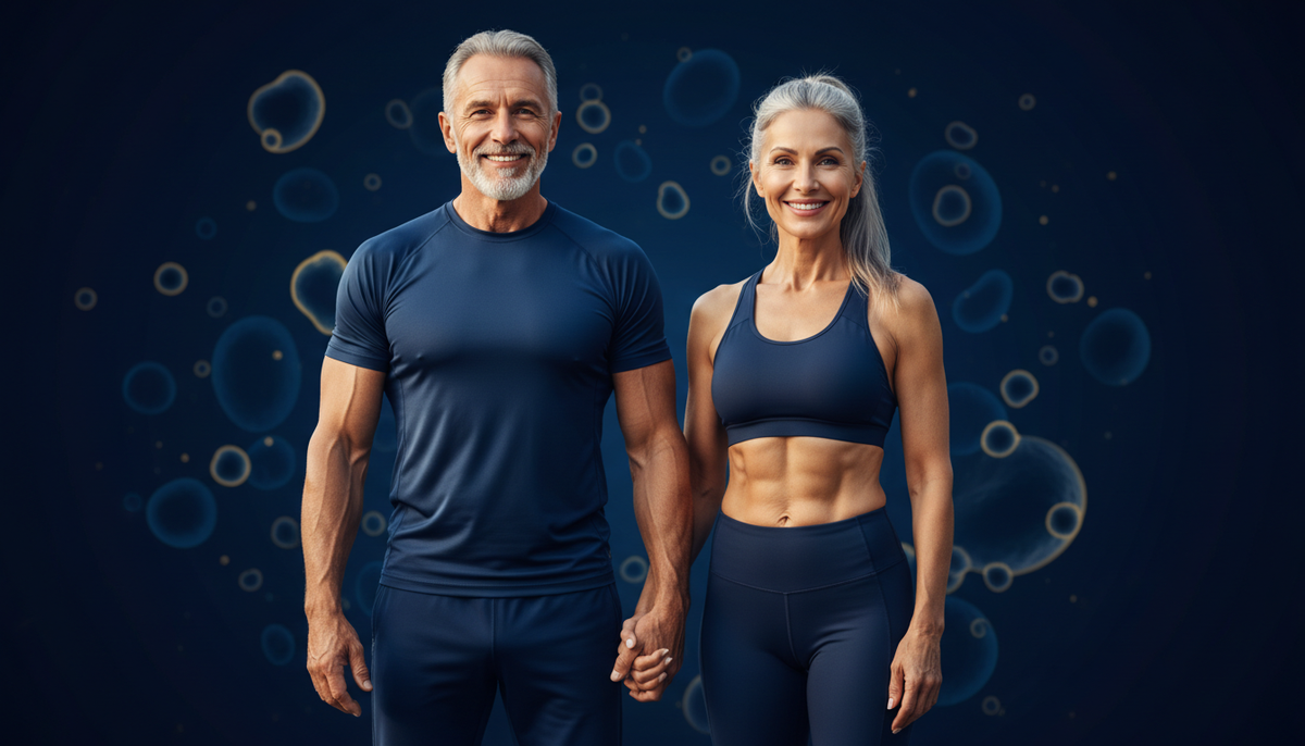 couple 60 ans robuste sain système immunitaire eau hydrogénée défenses