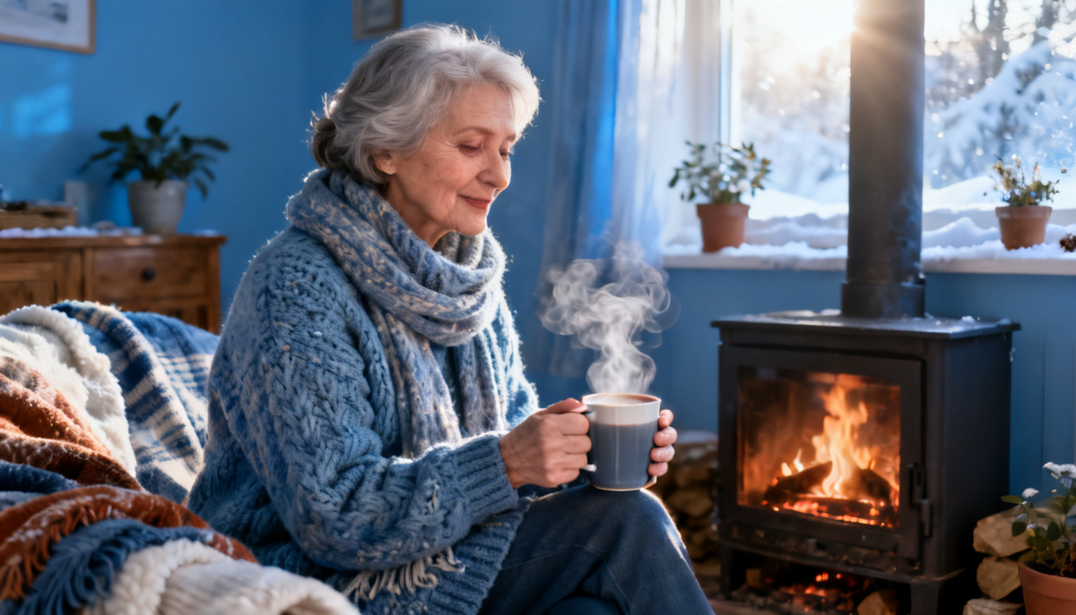 femme 62 ans hiver immunité eau hydrogénée santé saisonnière