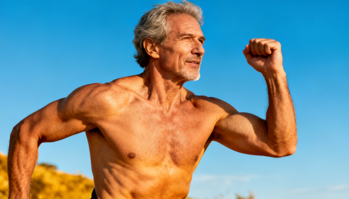 homme 52 ans actif testostérone vitalité eau hydrogénée AQWA