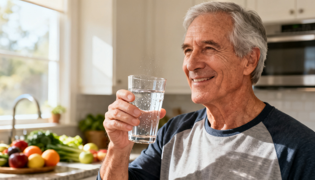 homme 62 ans santé rénale eau hydrogénée AQWA