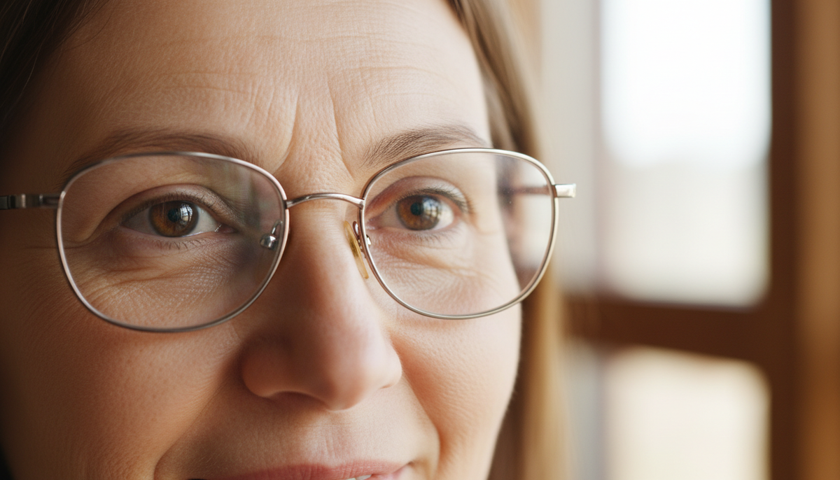 femme 65 ans vision lunettes DMLA santé oculaire eau hydrogénée AQWA