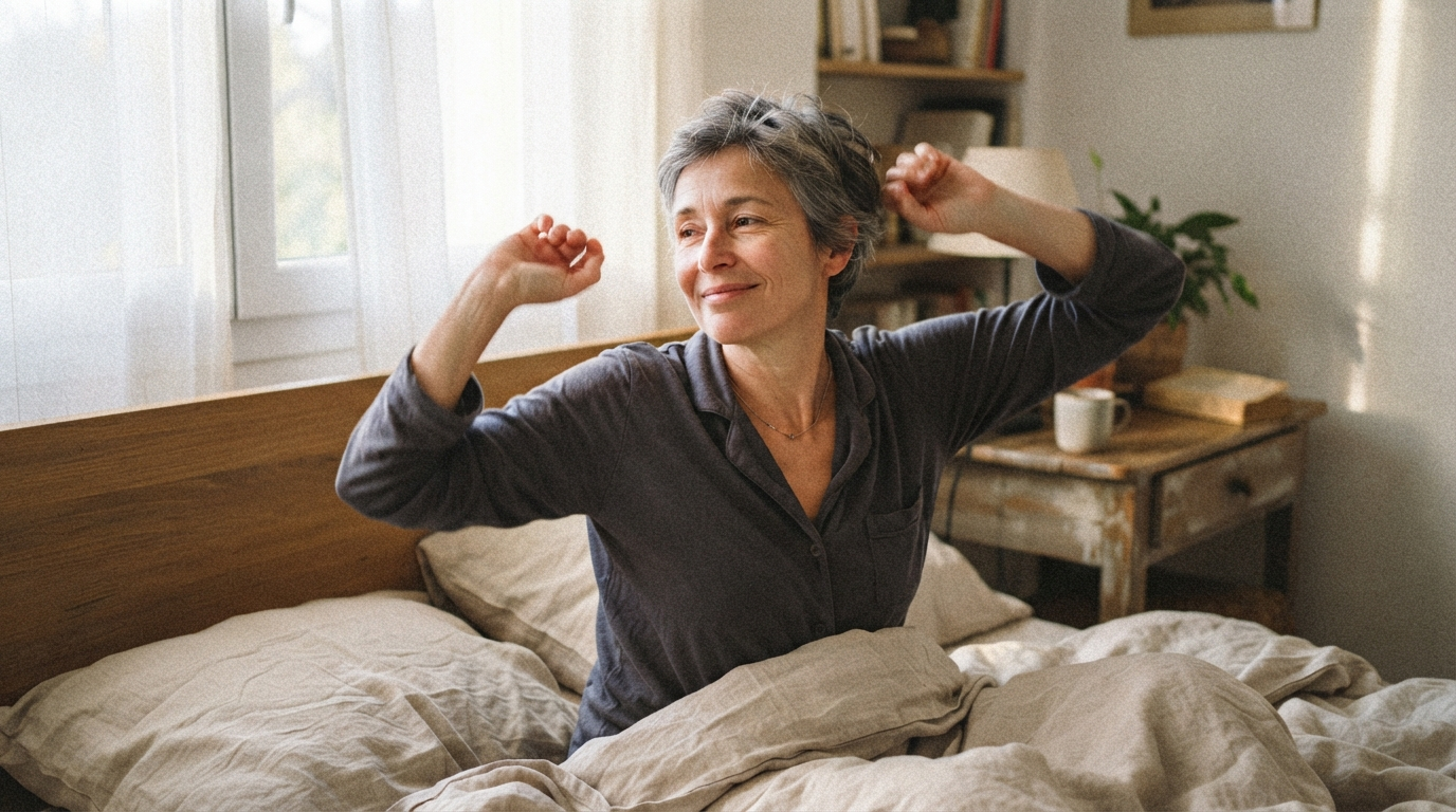 femme sommeil réparateur nuit paisible eau hydrogénée