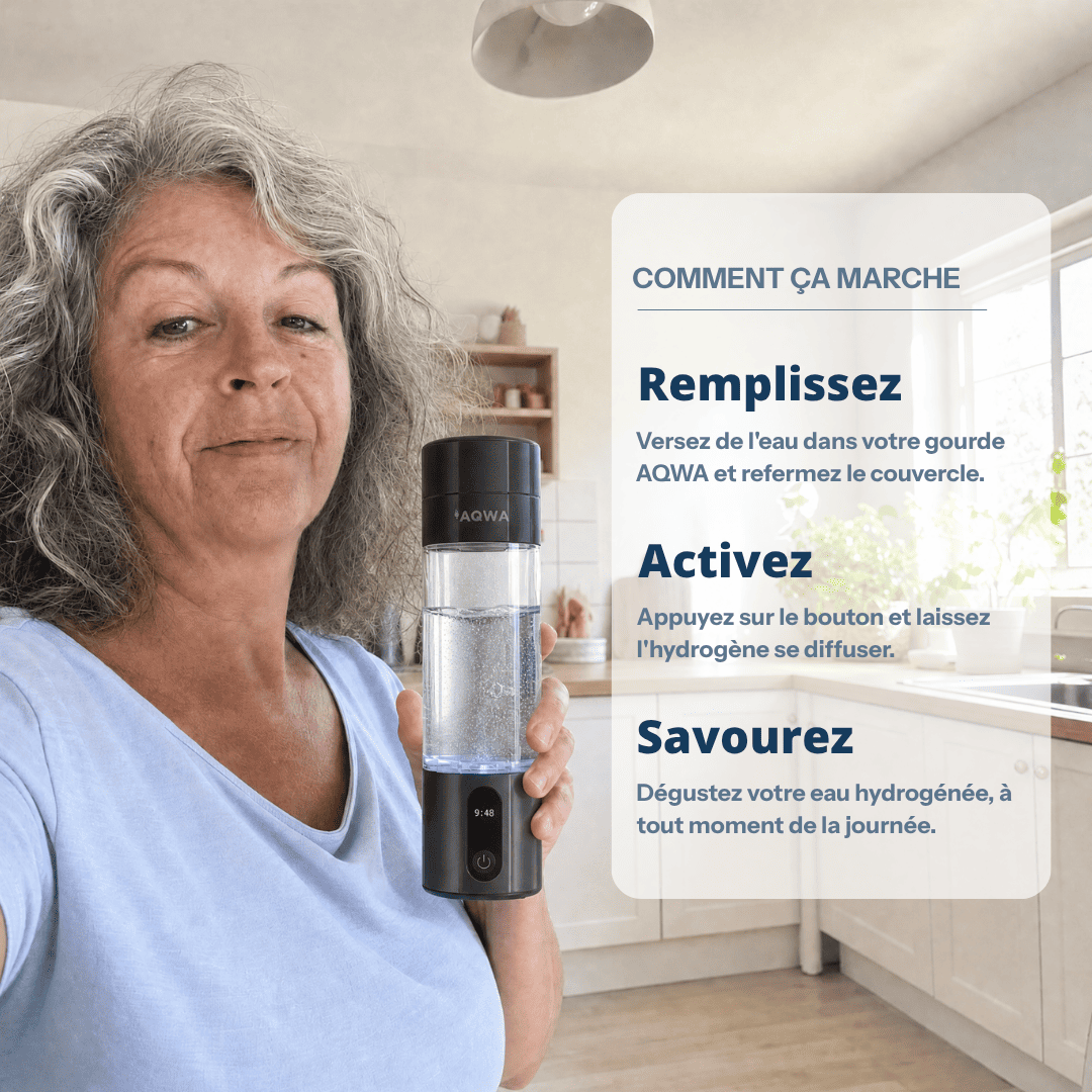 Gourde à hydrogène Pro | AQWA™ 
